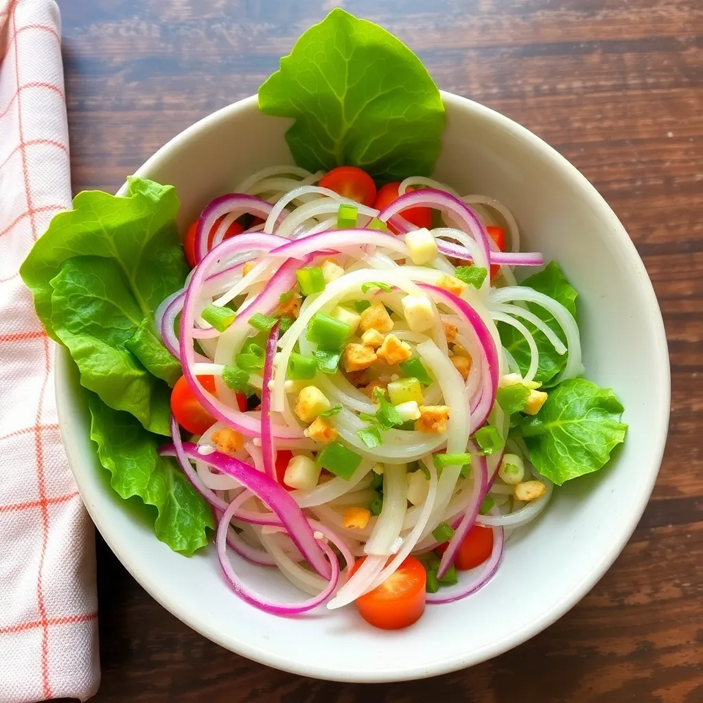 Salad gà của Quán 5